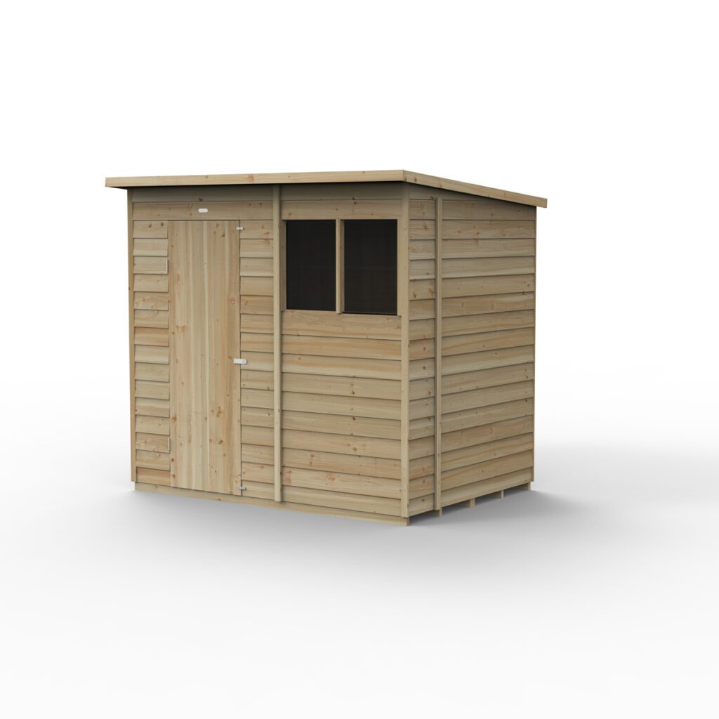 4LIFE Pent Shed 7×5 – Single Door – 2 Windows (Installation) 5013053200452 2